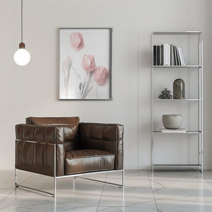  Sweet Pink Flower Wall Artwork 0