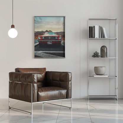 Wall art Vintage Car Love