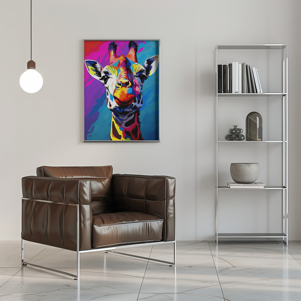 Wall art Giraffe Pop Art