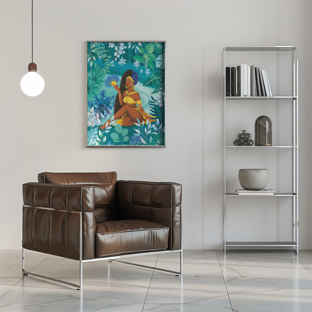 Wall art Oshun Orisha Goddess