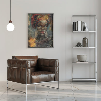 Wall art African Art Illustration Wallart 068