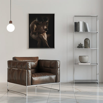 canvas prints Laura Naomi III16X20inches- Black Frame