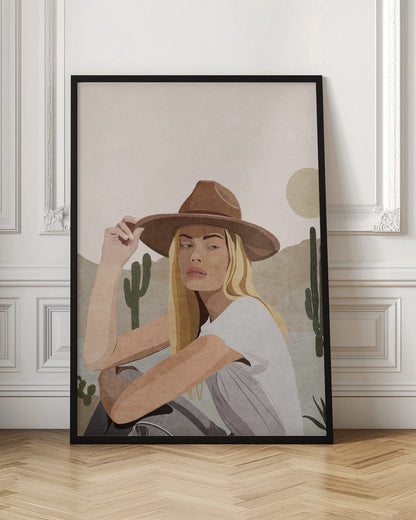  Print By Bohonewart Wall Artwork In Black Floating Frame