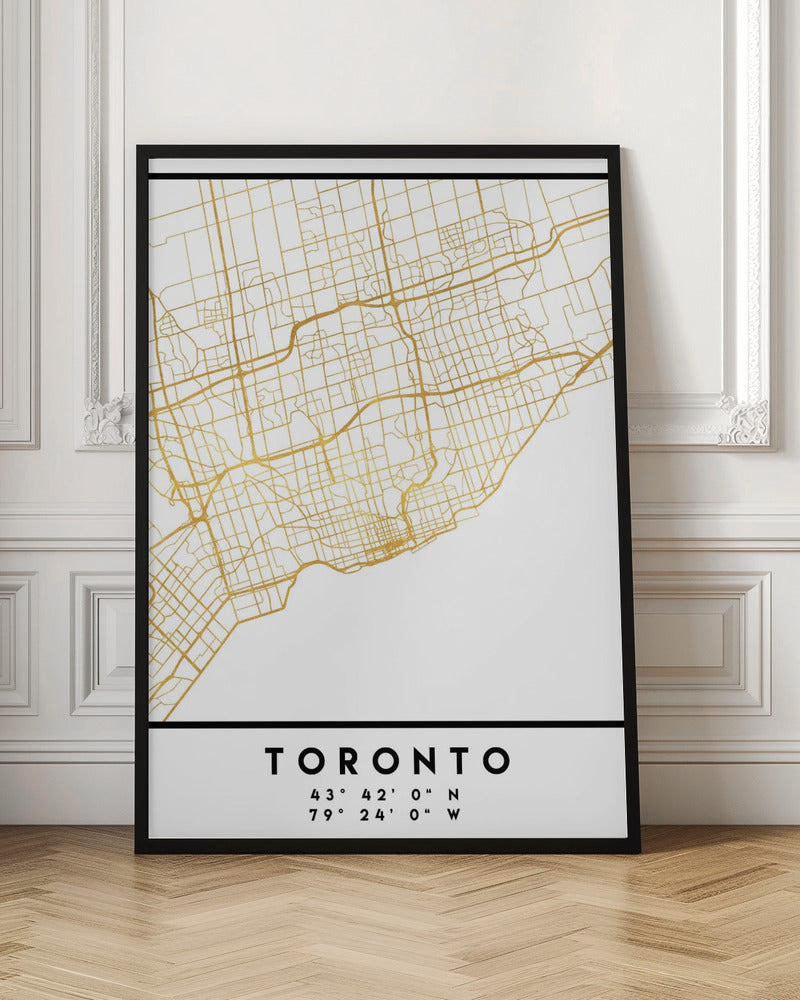 1 Maps 16-Wall Art Gallery Wrapped (Ready to Hang)-36X48inches