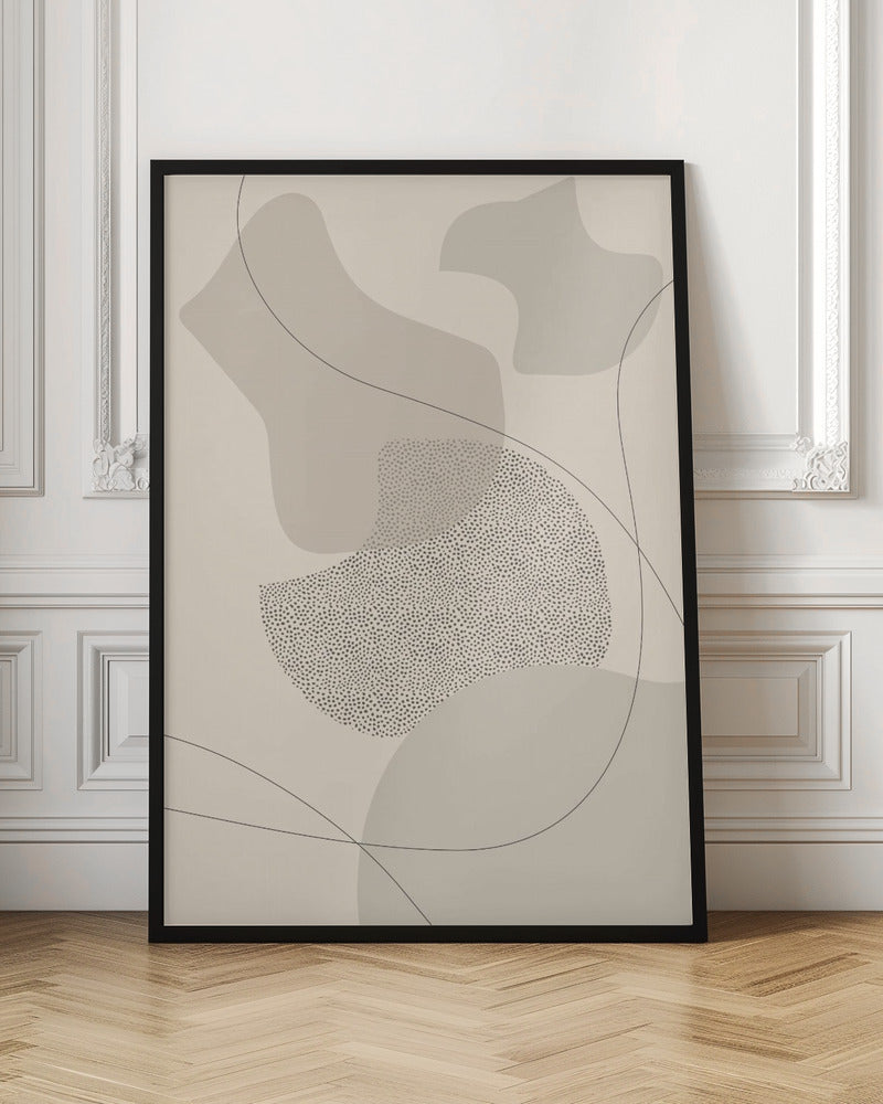 Wall art Mid-Century Modern No. 2 | brown