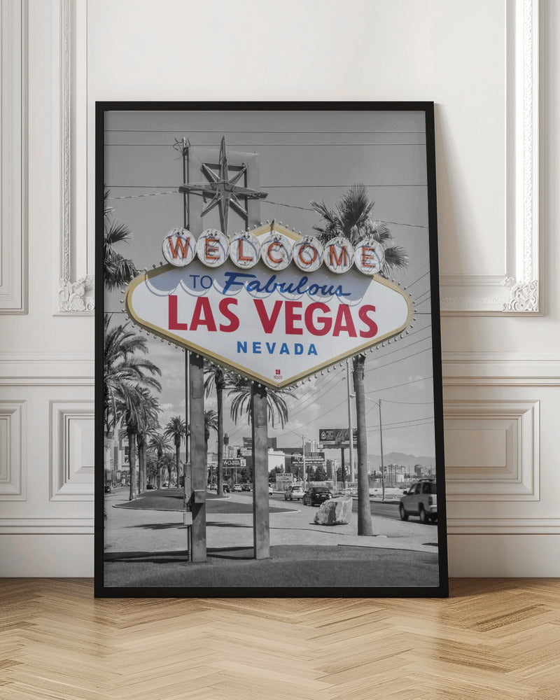 Wall art LAS VEGAS Sign - colorkey