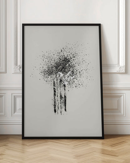 Wall art Brush splatters #5