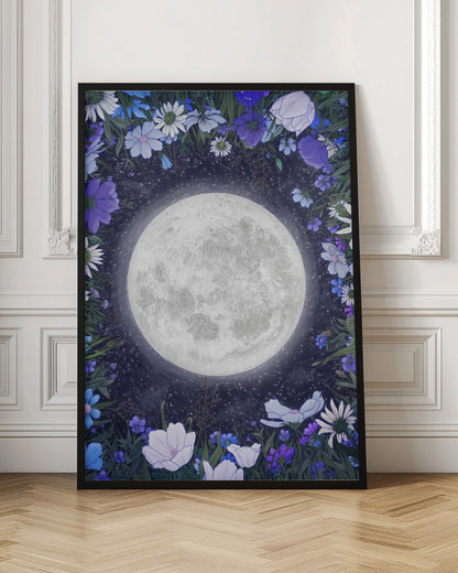 Wall art Midnight In the Meadow Blue Original