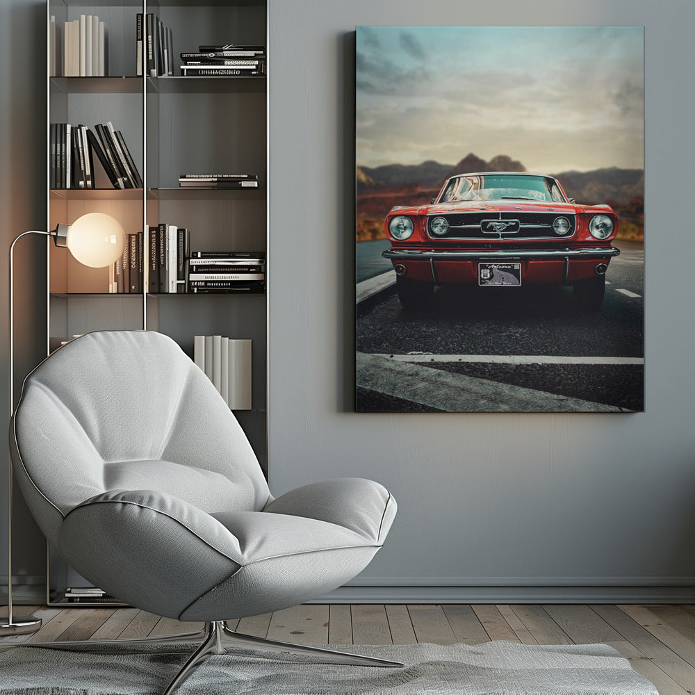 Wall art Vintage Car Love