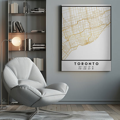 1 Maps 16 Canvas Print