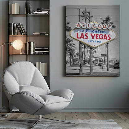 Wall art LAS VEGAS Sign - colorkey