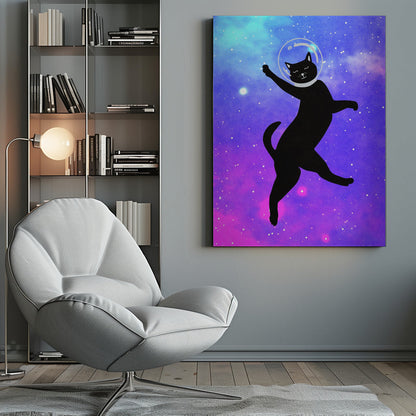 canvas prints Happy Space Catinches- 