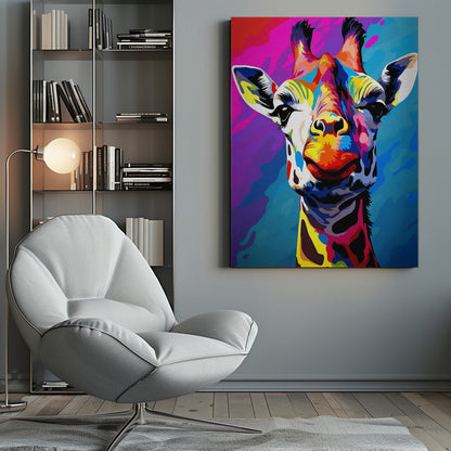 Wall art Giraffe Pop Art