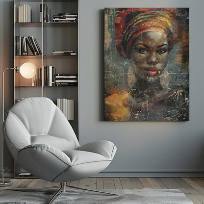 Wall art African Art Illustration Wallart 068