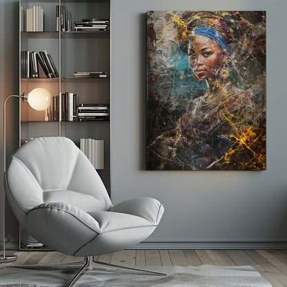  African Art Illustration Wallart 067 Wall Artwork 0