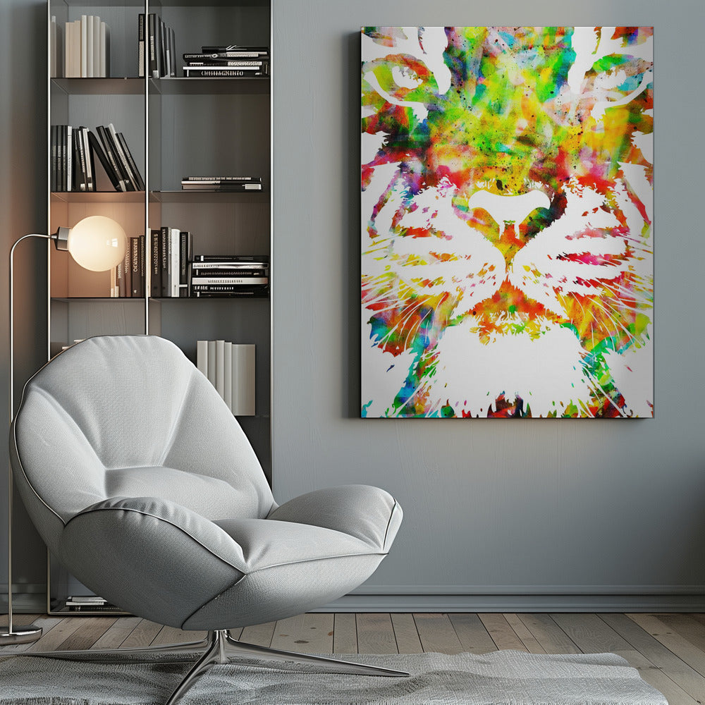 Abstract Art Canvas Print-wall-art-tigre-02-