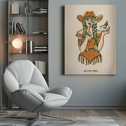  All My Exes 2 Wall Artwork 0