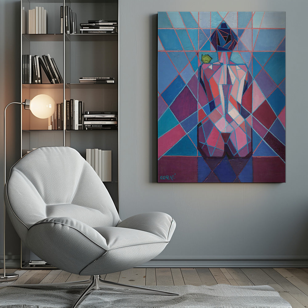  Cubist Woman (2010) Wall Artwork 0