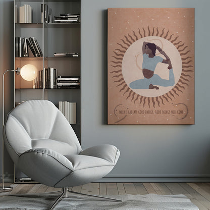 canvas prints Spiritual Feminine Energy, Sun, Moon.inches- 