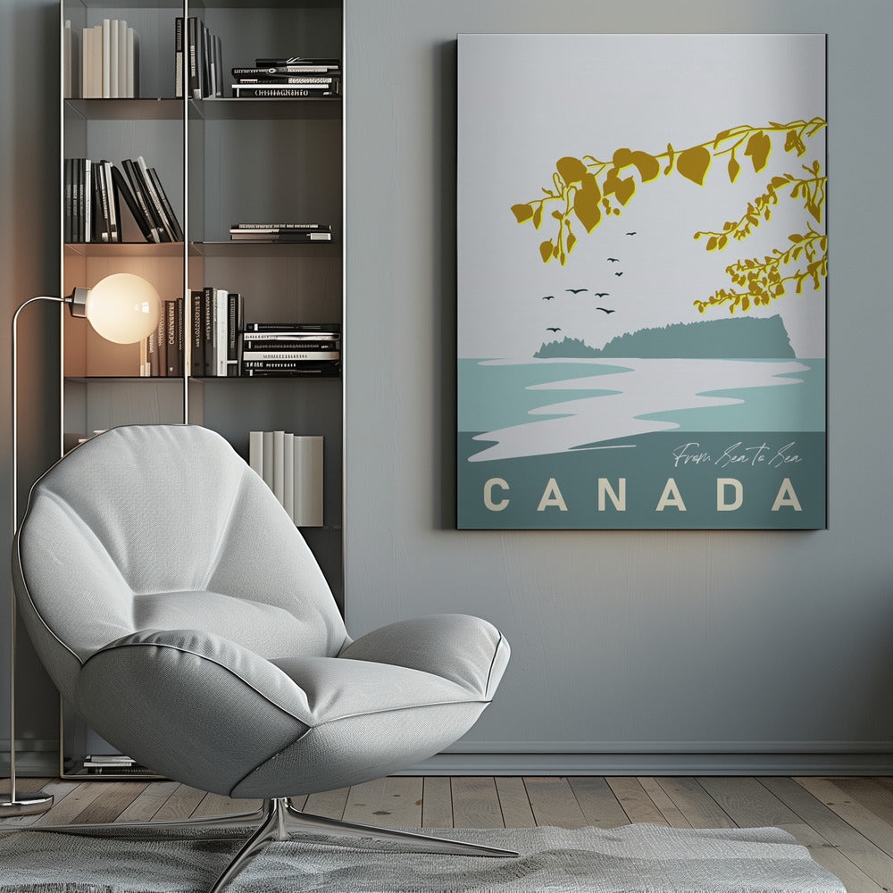 Wall art mellow anticipation Canadian Lakeland