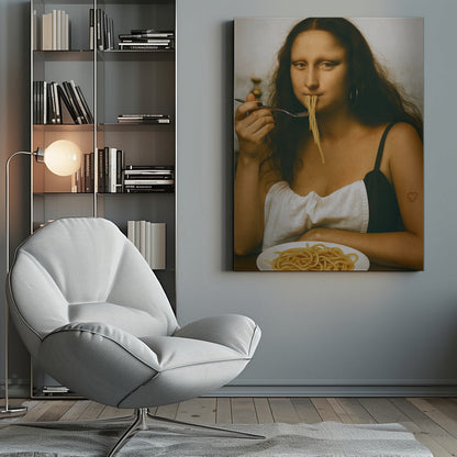 canvas prints Parody of the Mona Lisainches- 