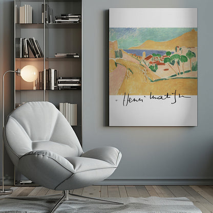 Artwork  Collioure En Aout Autographed 36X48-inches