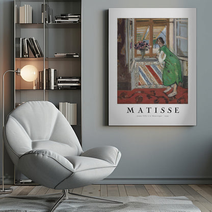 Artwork  Jeune Fille a La Mauresque 1945 36X48-inches