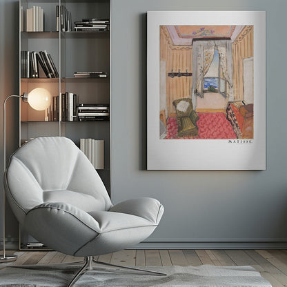 Artwork  Ma Chambre Au Beau Rivage Boarder 36X48-inches