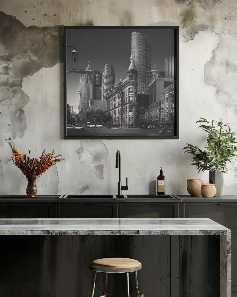 Canadian Flatiron Canvas Print