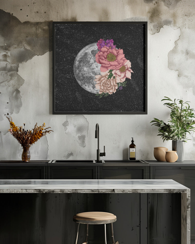 Wall art Moon Abloom New Square