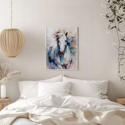  Watercolor Horse (1) Wall Artwork 0