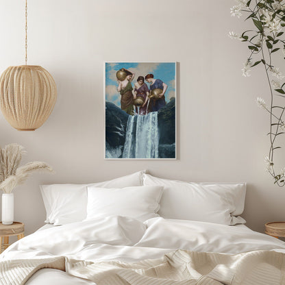 canvas prints Magic Waterfallinches- 