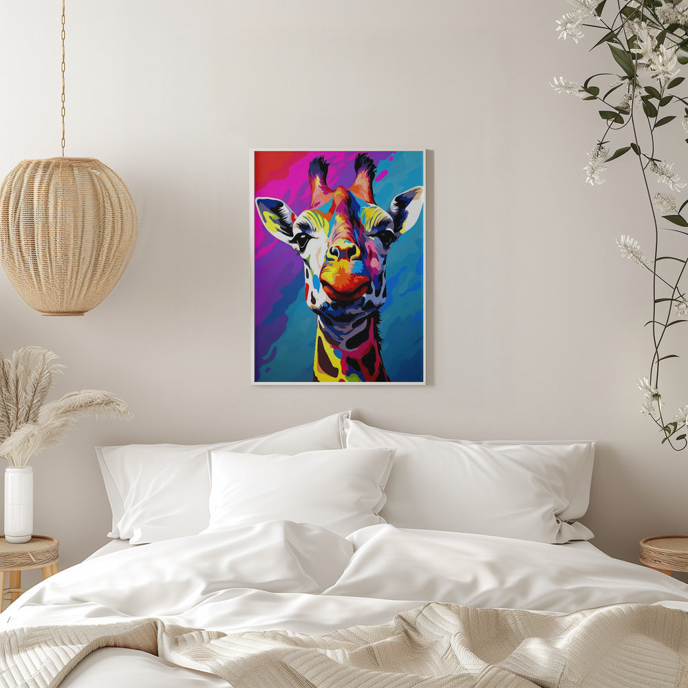 Wall art Giraffe Pop Art