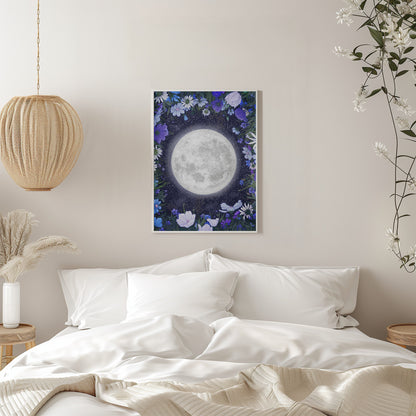 Wall art Midnight In the Meadow Blue Original