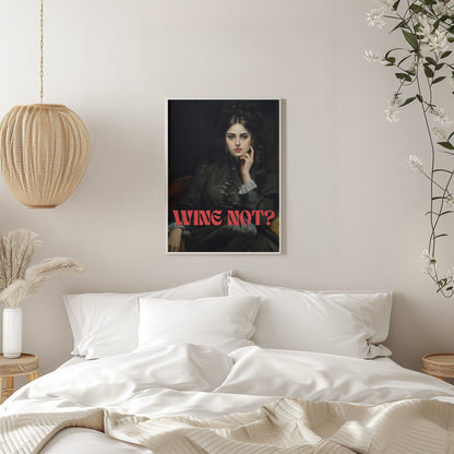 canvas prints Wine not?inches- 
