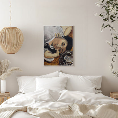 Artwork  Lorette Con Una Tazza Di Caffe 1916 16X20-inches
