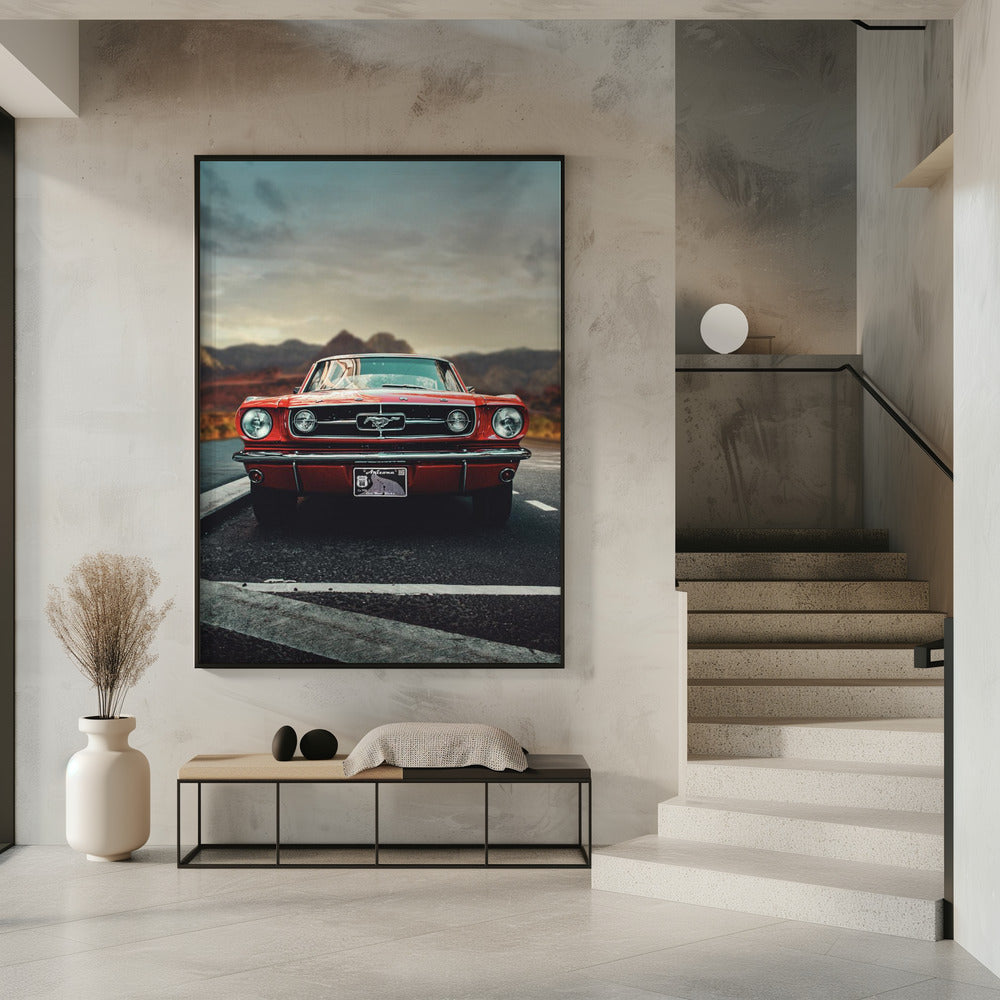 Wall art Vintage Car Love