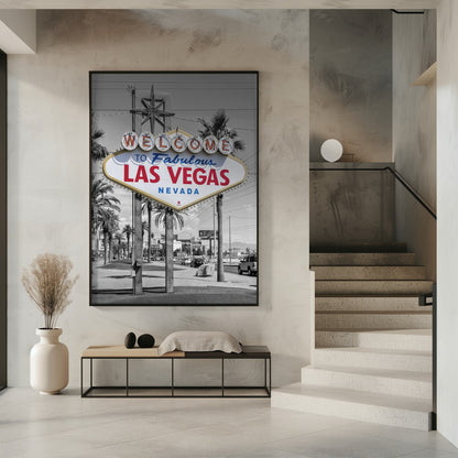 Wall art LAS VEGAS Sign - colorkey