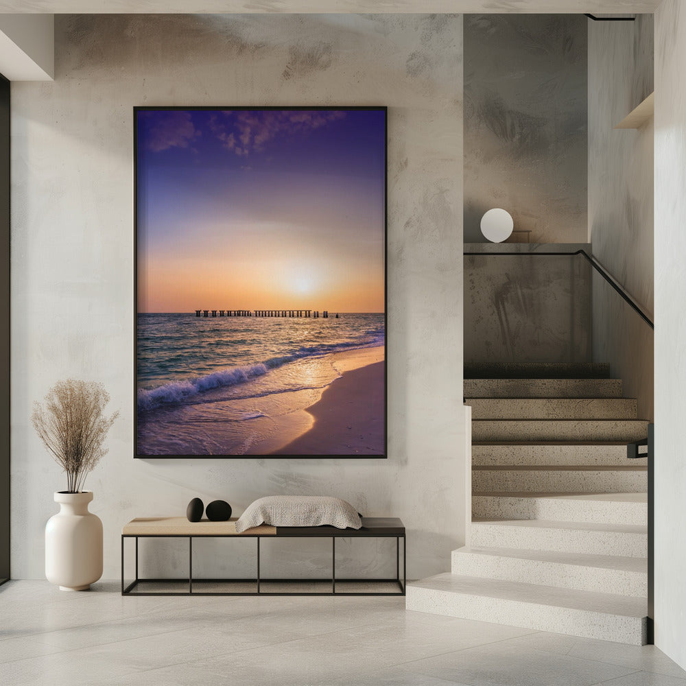 Wall art Gasparilla Island Sunset