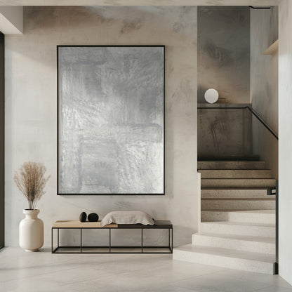 Artwork- Monotone Textures 8-36X48inches-Gallery Wrapped (Ready to Hang)