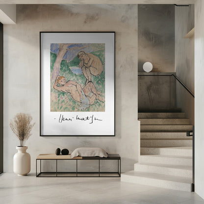 Artwork  Baigneurs Autographed -inches