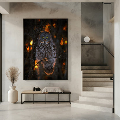 Wall art Solemn Sunset-16X20inches-Gallery Wrapped (Ready to Hang)