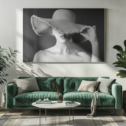 Artwork- Maryam-48X36inches-In Black Floating Frame