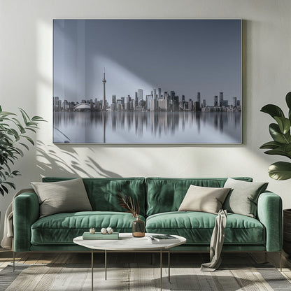 Toronto Skyline-Wall Art Gallery Wrapped (Ready to Hang)-20X16inches