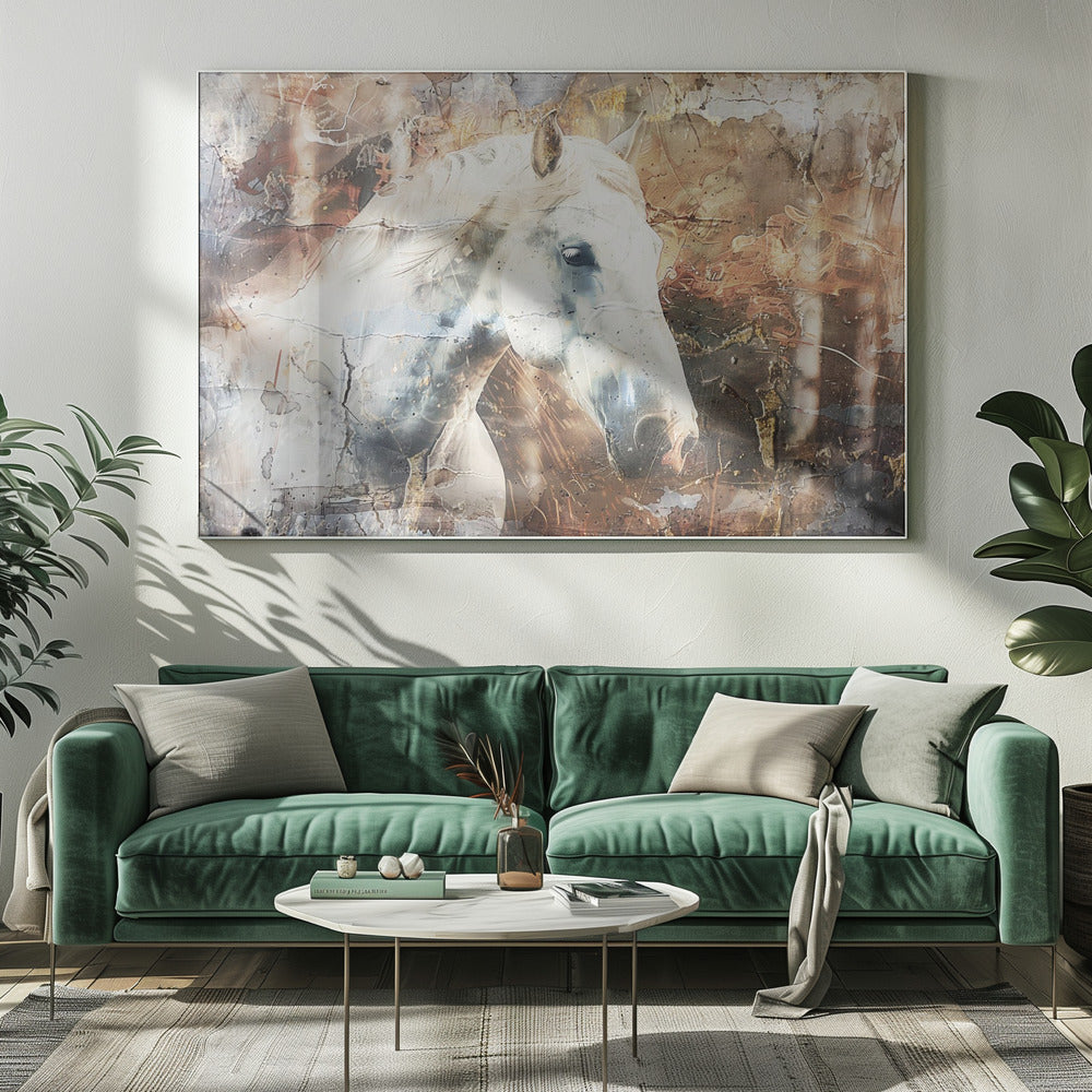 Wall art Horse Animal Vintage Art Illustration Wallart 05