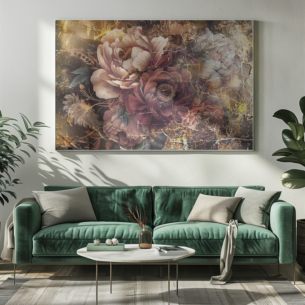 Wall art Flower Floral Art Illustration Wallart 096