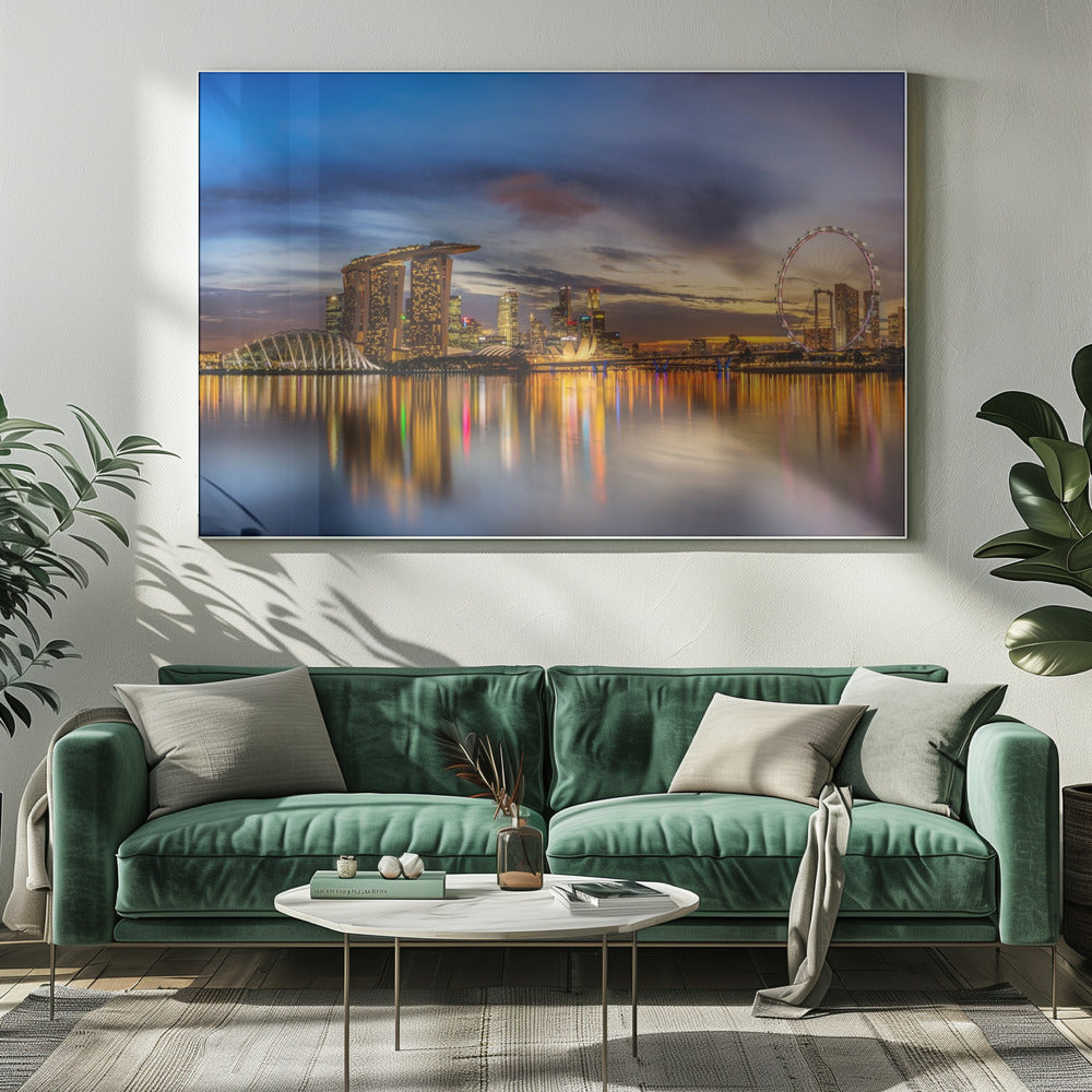 Artwork Sunset by the Bay20X16inches- Unframed