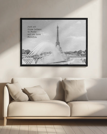 Wall art Paradise - Paris Eiffel Tower