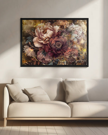 Wall art Flower Floral Art Illustration Wallart 096