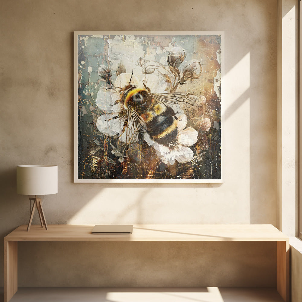 Wall art Floral Animals Vintage Art Illustration 08